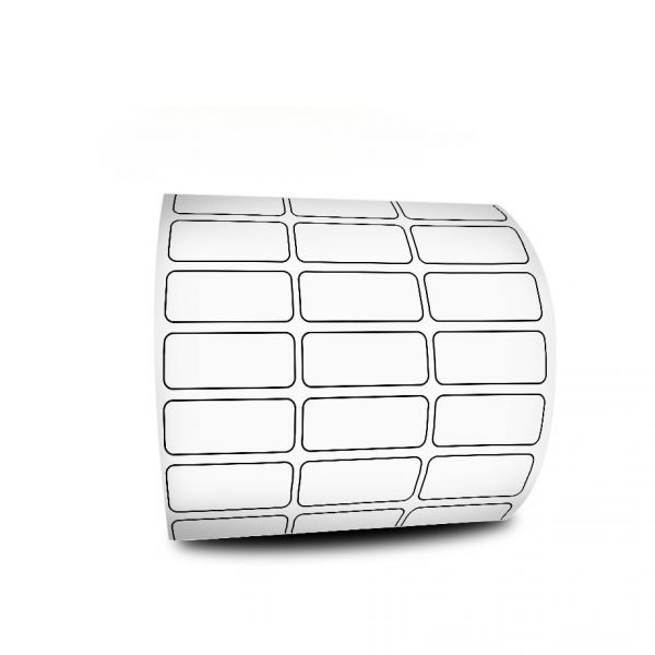 Etiqueta Adesiva Couchê 30mmx15mm - 3 colunas (35M A 45M TUB 1")